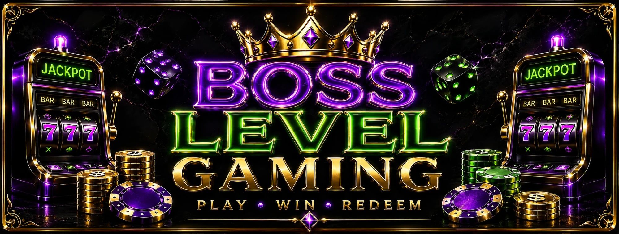 Boss Level Gaming — Play. Win. Redeem.